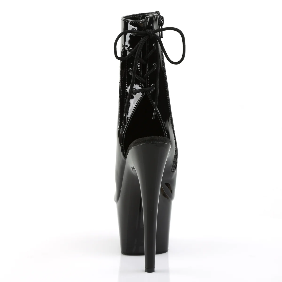 Black 7 Inch Pole Dancing Ankle Boots - Pleaser ADORE-1018 - Image 4
