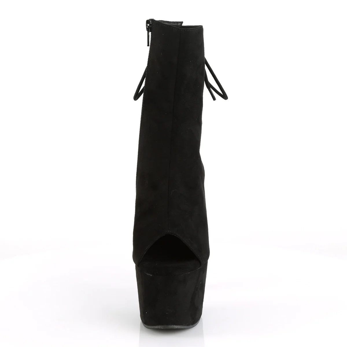 Black 7 Inch Pole Dance Ankle Boots - Pleaser ADORE-1018FS - Image 2