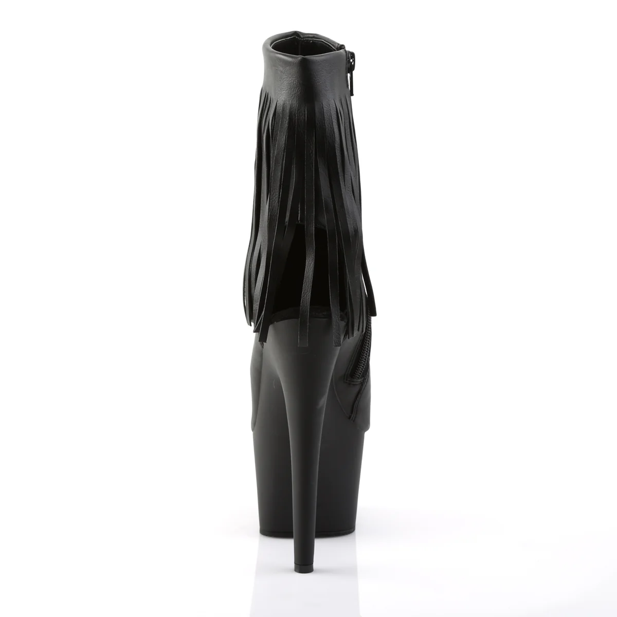 Black 7 Inch Pole Dancing Ankle Boots - Pleaser ADORE-1019 - Image 4