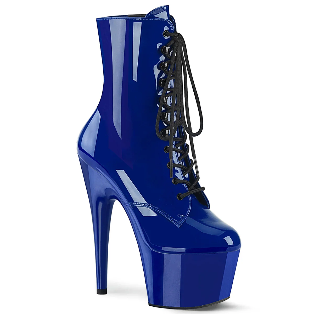 Royal Blue 7 Inch Pole Dancing Ankle Boots - Pleaser ADORE-1020 - Image 6