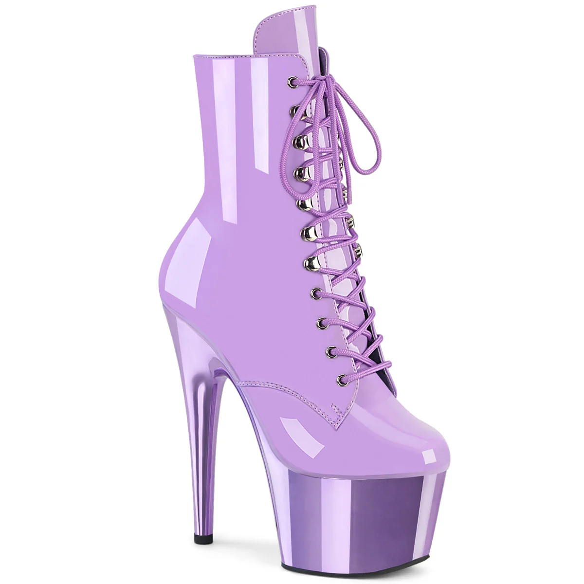 Lavender 7 Inch Pole Dancer Ankle Boots -  Pleaser ADORE-1020