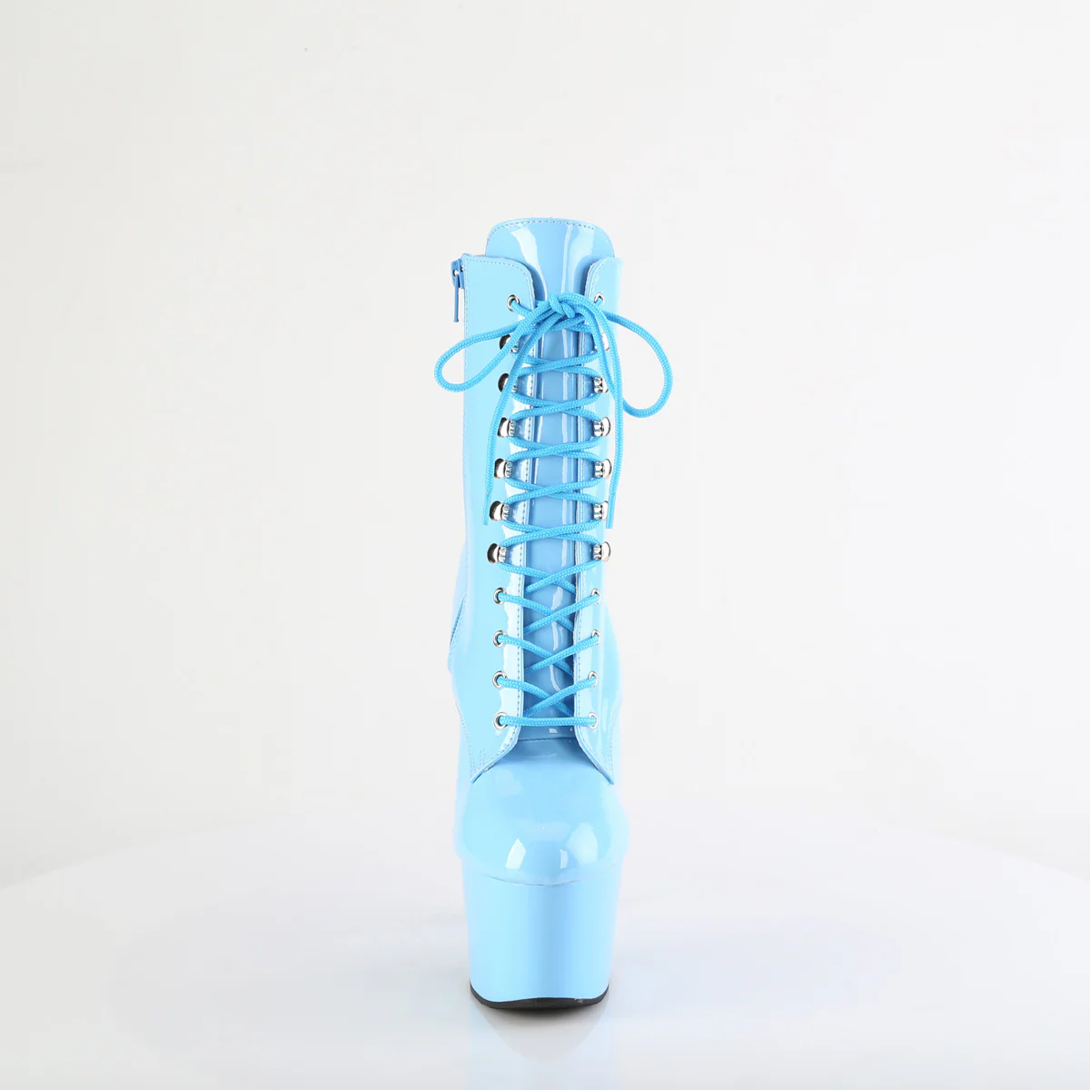 Baby Blue 7 Inch Pole Dance Ankle Boots -  Pleaser ADORE-1020 - Image 2