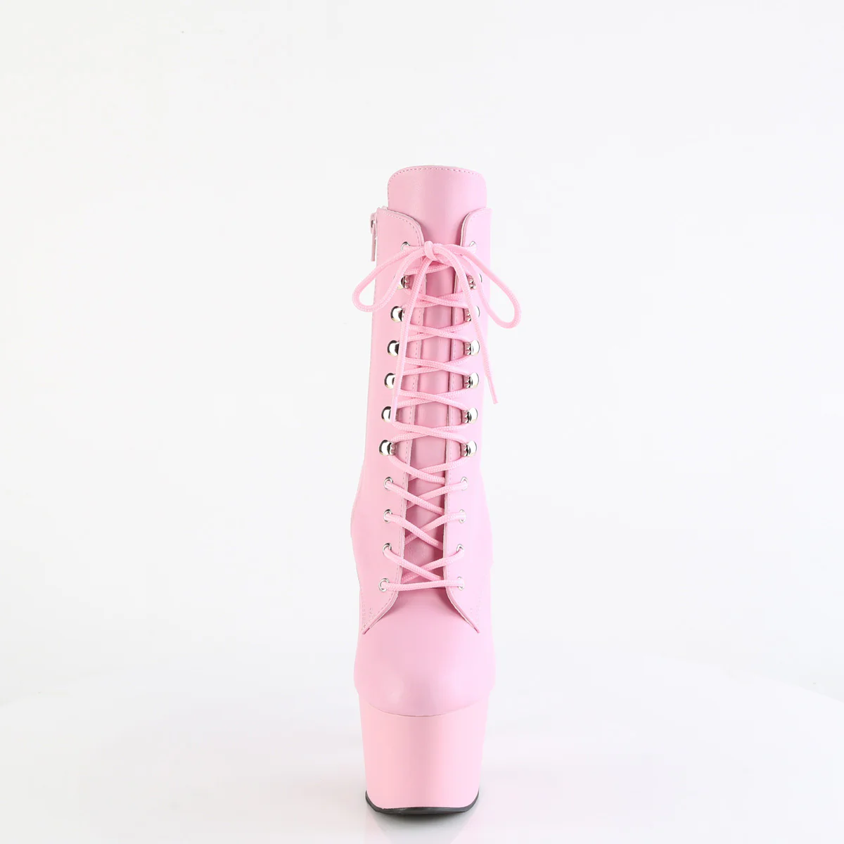 Baby Pink 7 Inch Pole Dancer Ankle Boots - Pleaser ADORE-1020 - Image 2