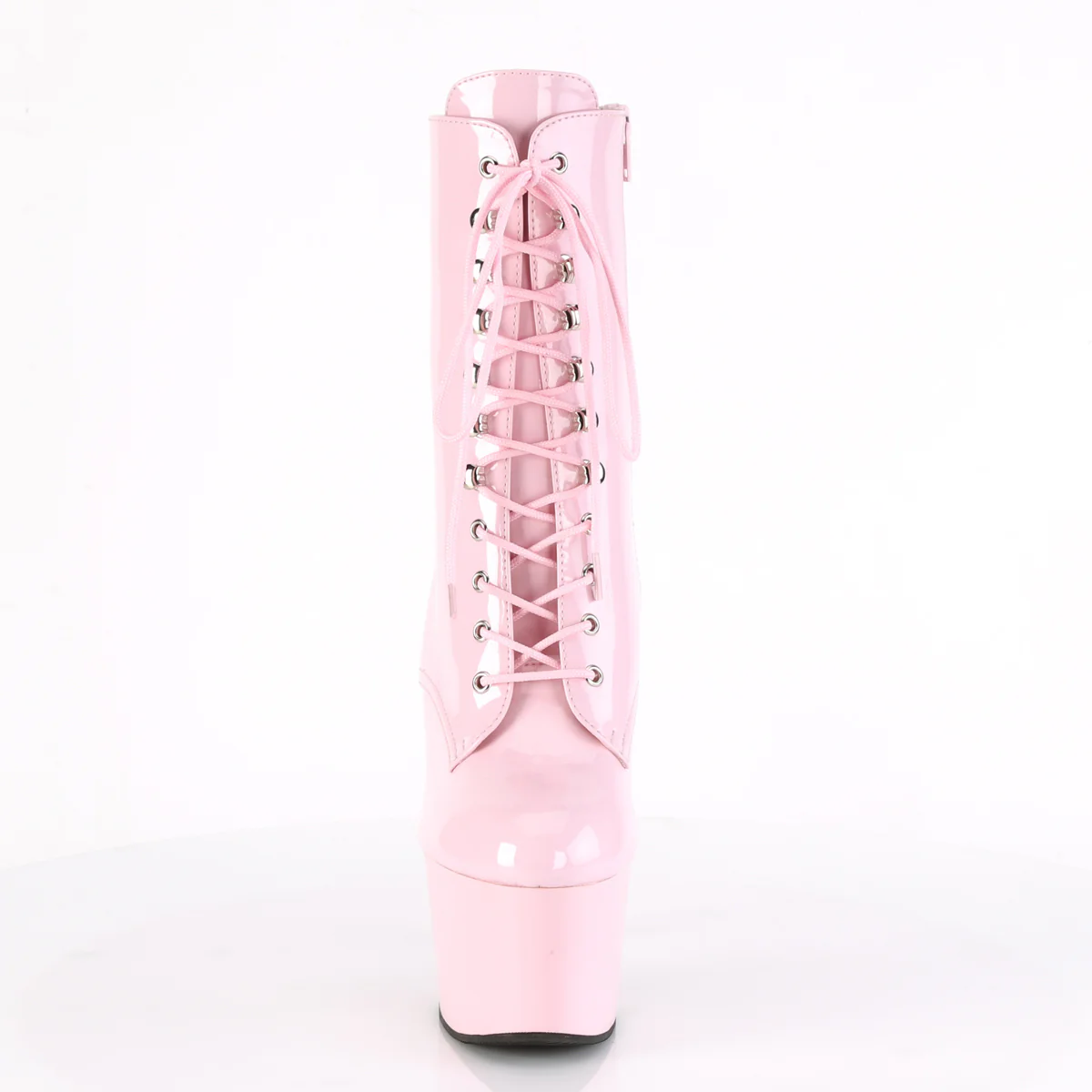 Baby Pink 7 Inch Glamour Ankle Boots - Pleaser ADORE-1020 - Image 2
