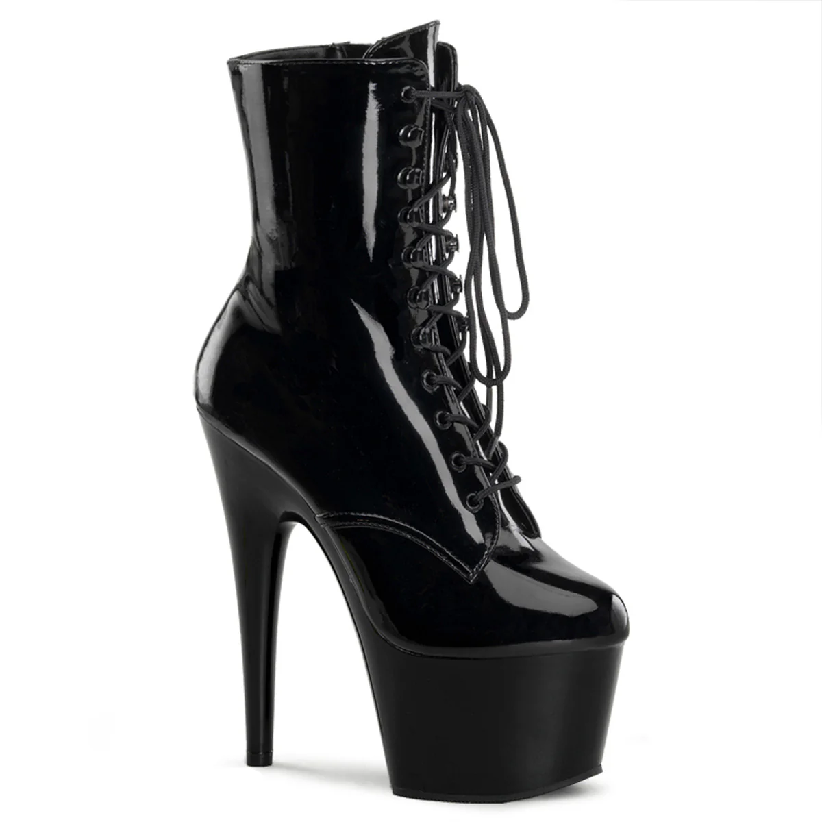 Black 7 Inch Exotic Dance Ankle Boots -  Pleaser ADORE-1020 - Image 6