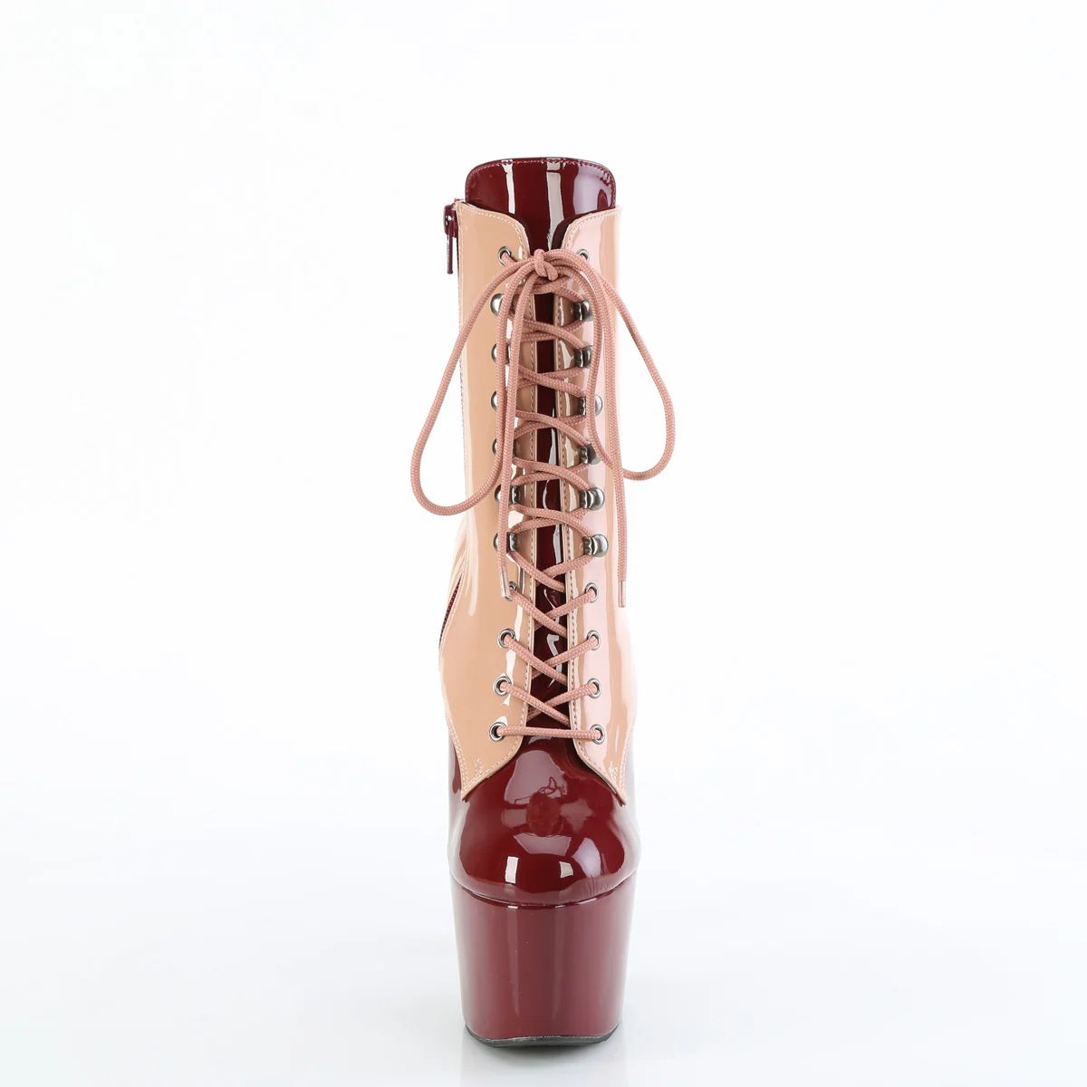 Blush 7 Inch Glamour Ankle Boots -  Pleaser ADORE-1020DC - Image 2
