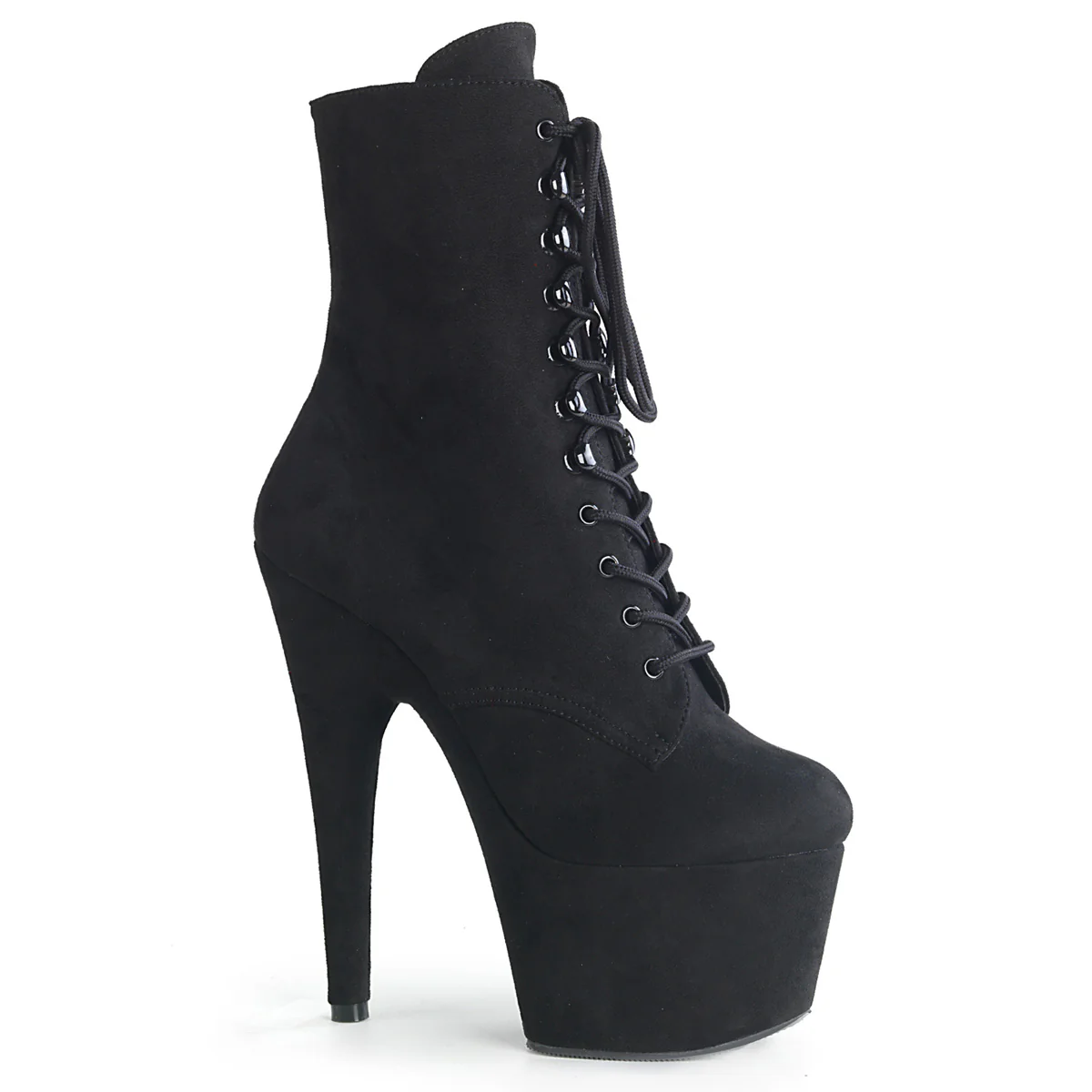 Black 7 Inch Exotic Dance Ankle Boots -  Pleaser ADORE-1020FS - Image 6
