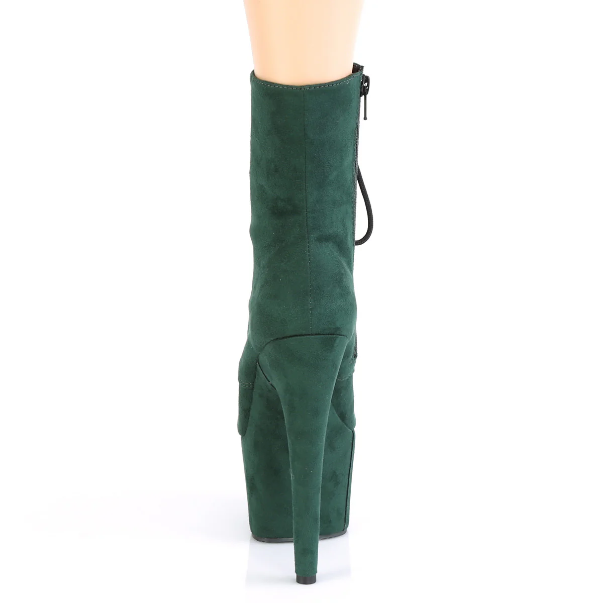 Emerald Green 7 Inch Lap Dance Ankle Boots - Pleaser ADORE-1020FS - Image 4