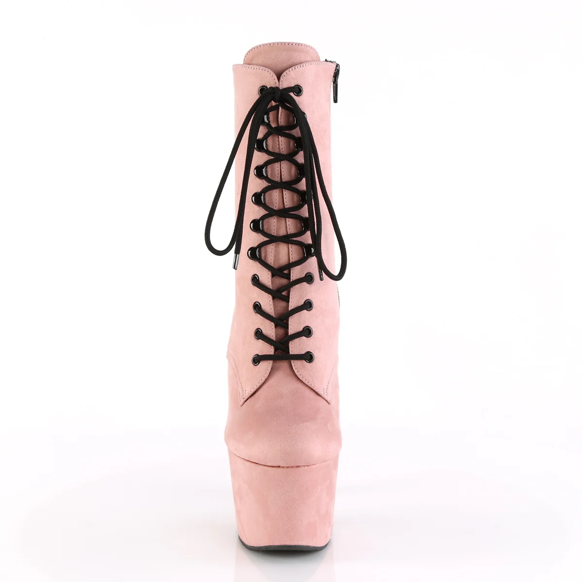 Baby Pink 7 Inch Fetish Ankle Boots - Pleaser ADORE-1020FS - Image 2