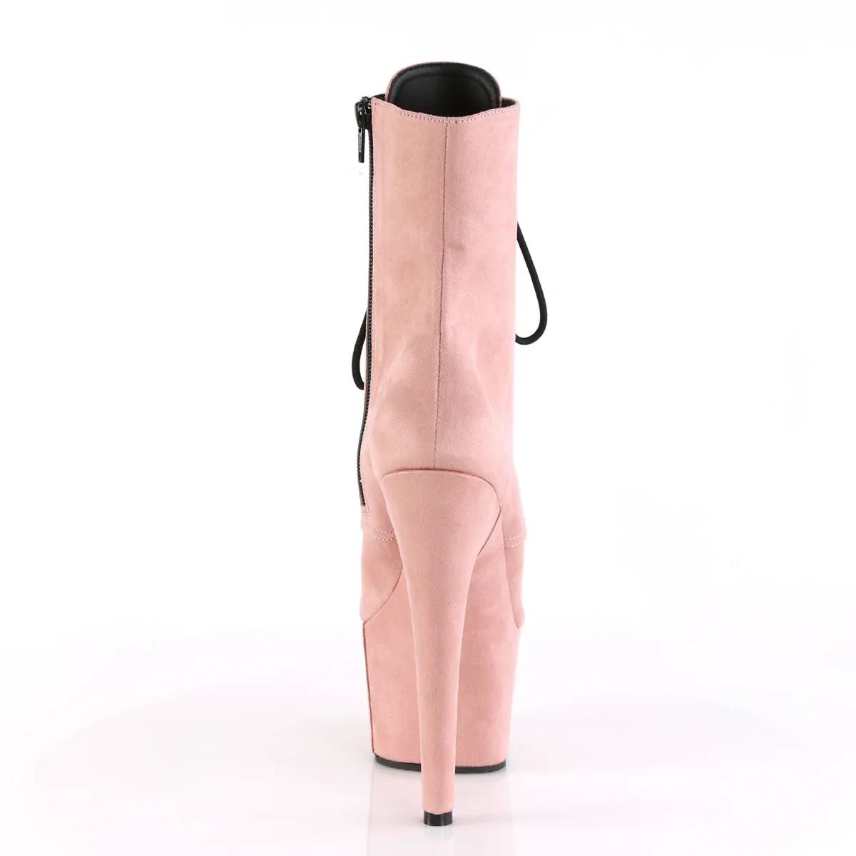 Baby Pink 7 Inch Fetish Ankle Boots - Pleaser ADORE-1020FS - Image 4