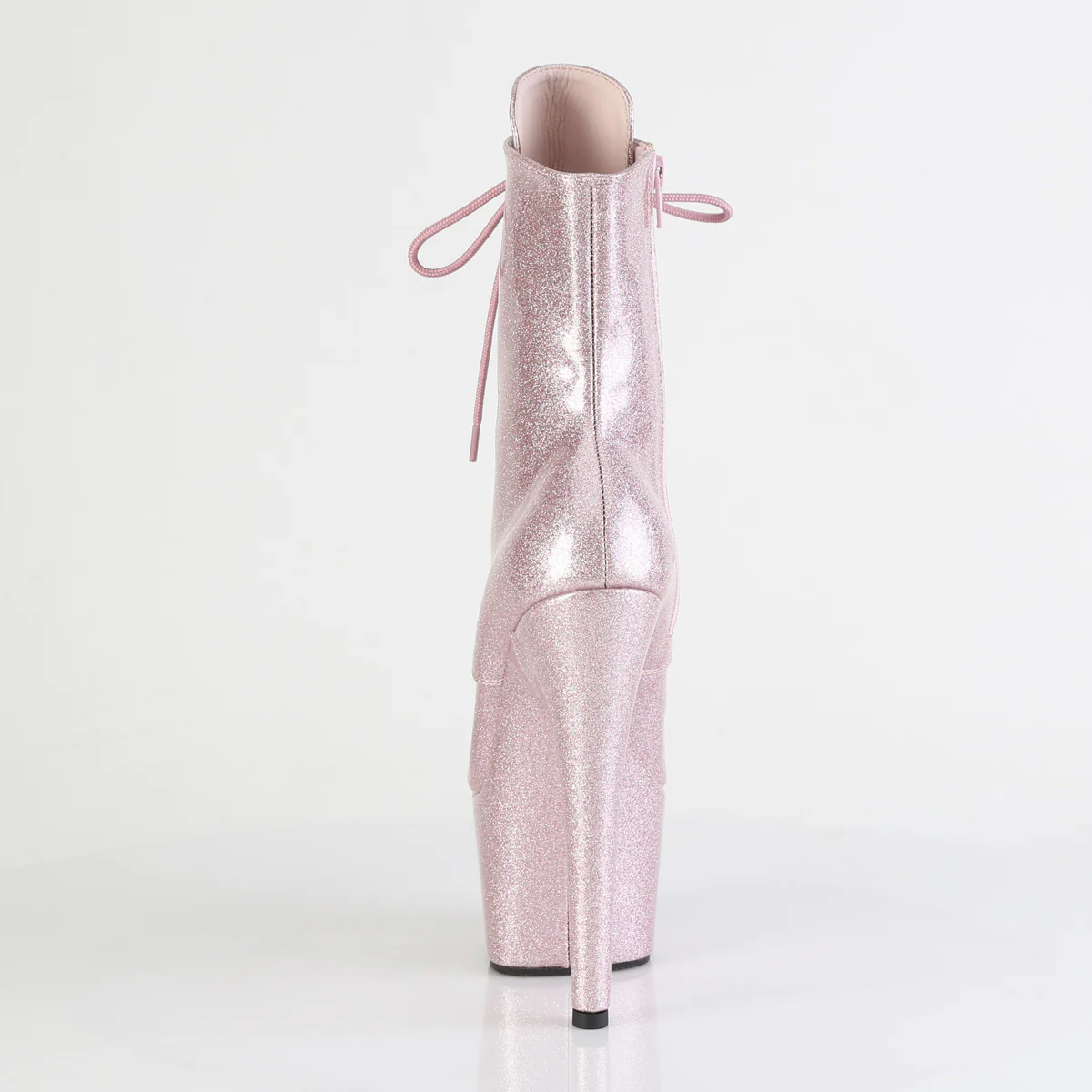 Blush 7 Inch Pole Dance Ankle Boots - Pleaser ADORE-1020GP - Image 4