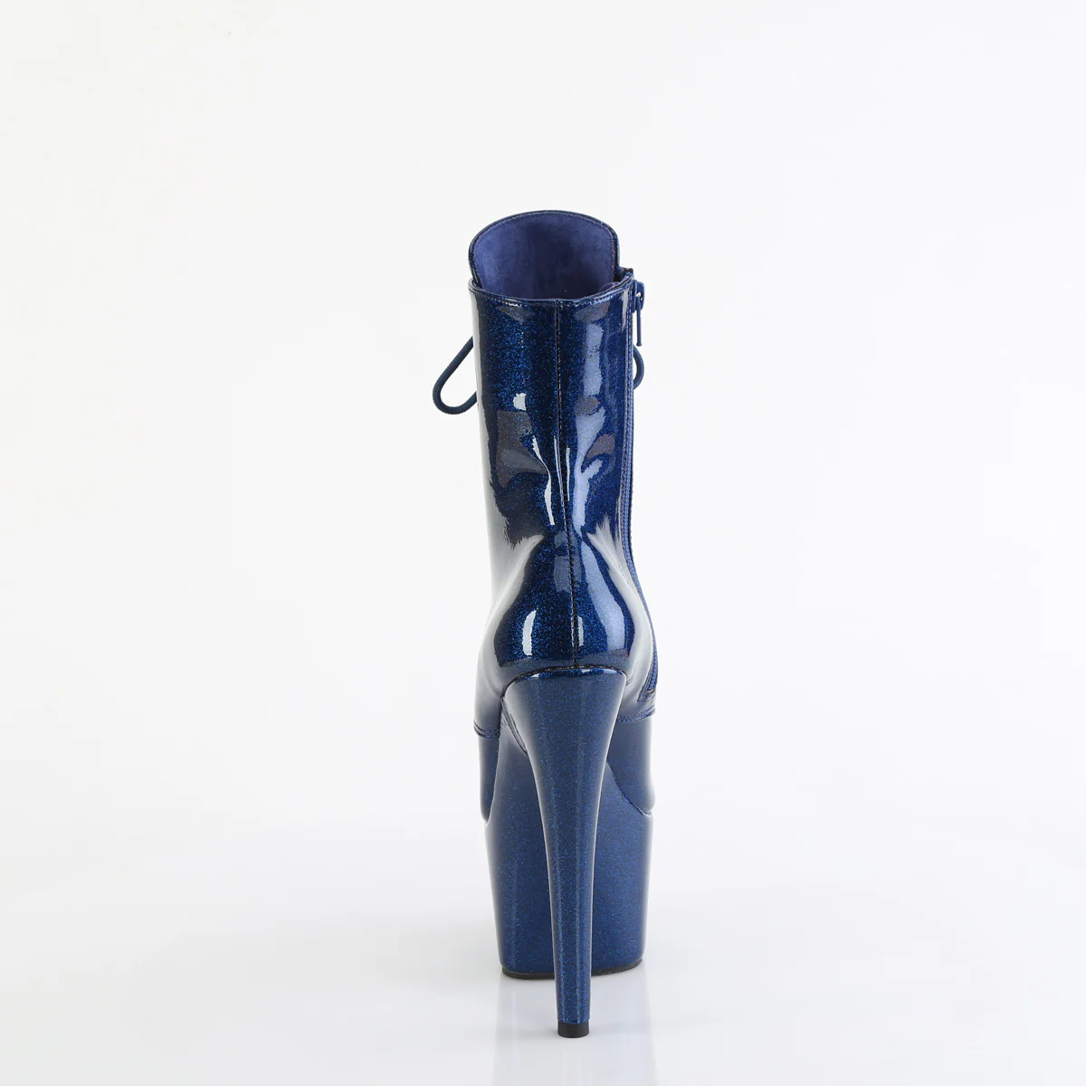 Navy Blue 7 Inch Pole Dance Ankle Boots - Pleaser ADORE-1020GP - Image 4
