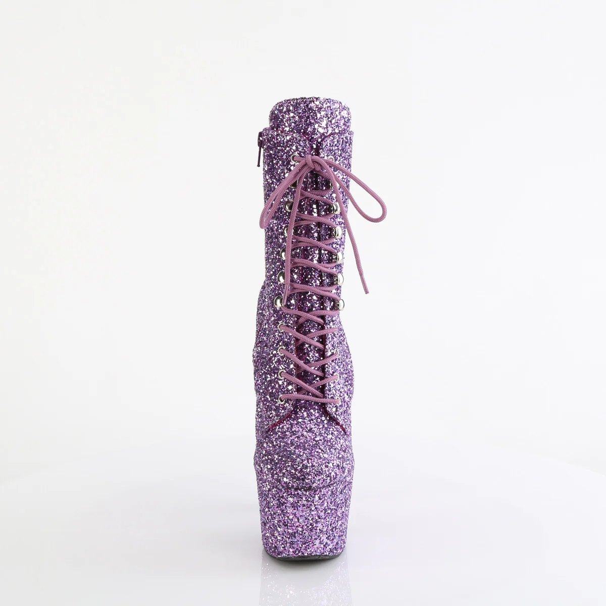 Lavender 7 Inch Pole Dancer Ankle Boots - Pleaser ADORE-1020GWR - Image 2
