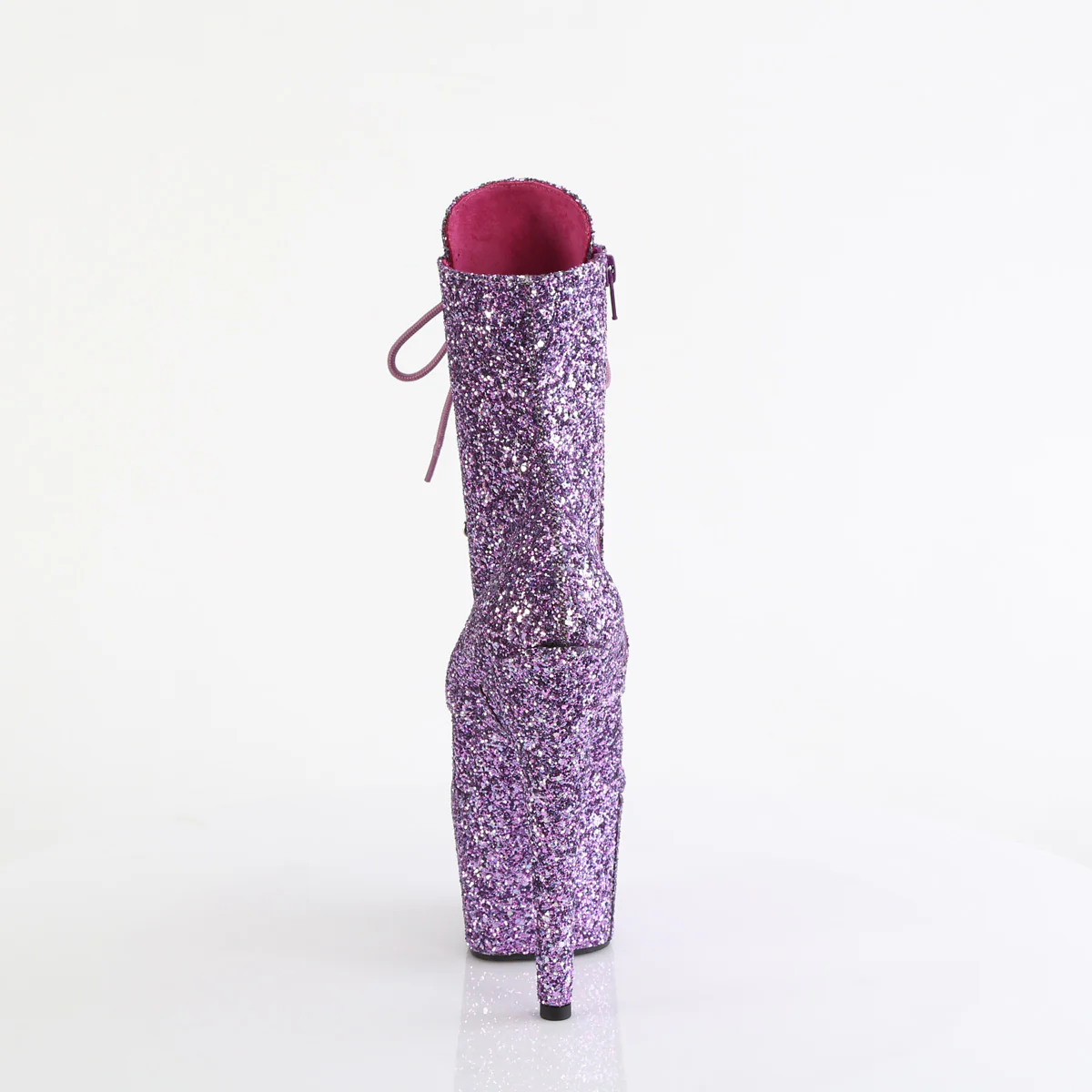 Lavender 7 Inch Pole Dancer Ankle Boots - Pleaser ADORE-1020GWR - Image 4