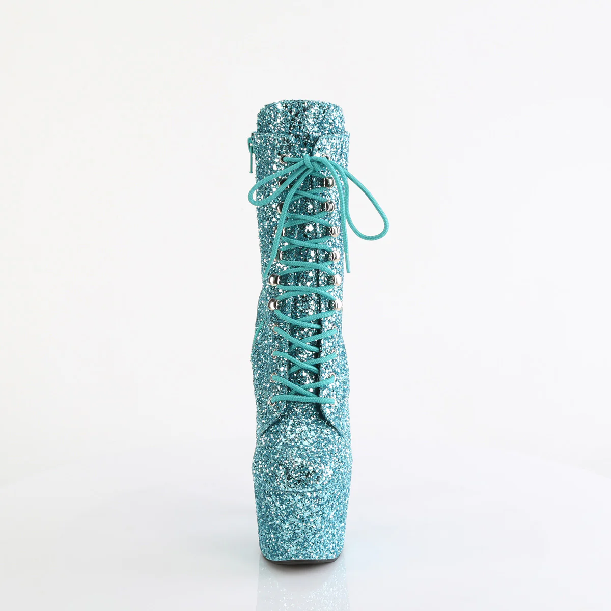 Turquoise 7 Inch Exotic Dance Ankle Boots - Pleaser ADORE-1020GWR - Image 2