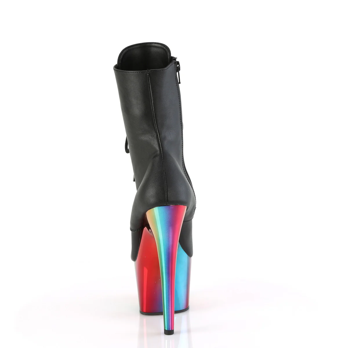 Black 7 Inch Exotic Dance Ankle Boots - Pleaser ADORE-1020RC - Image 4