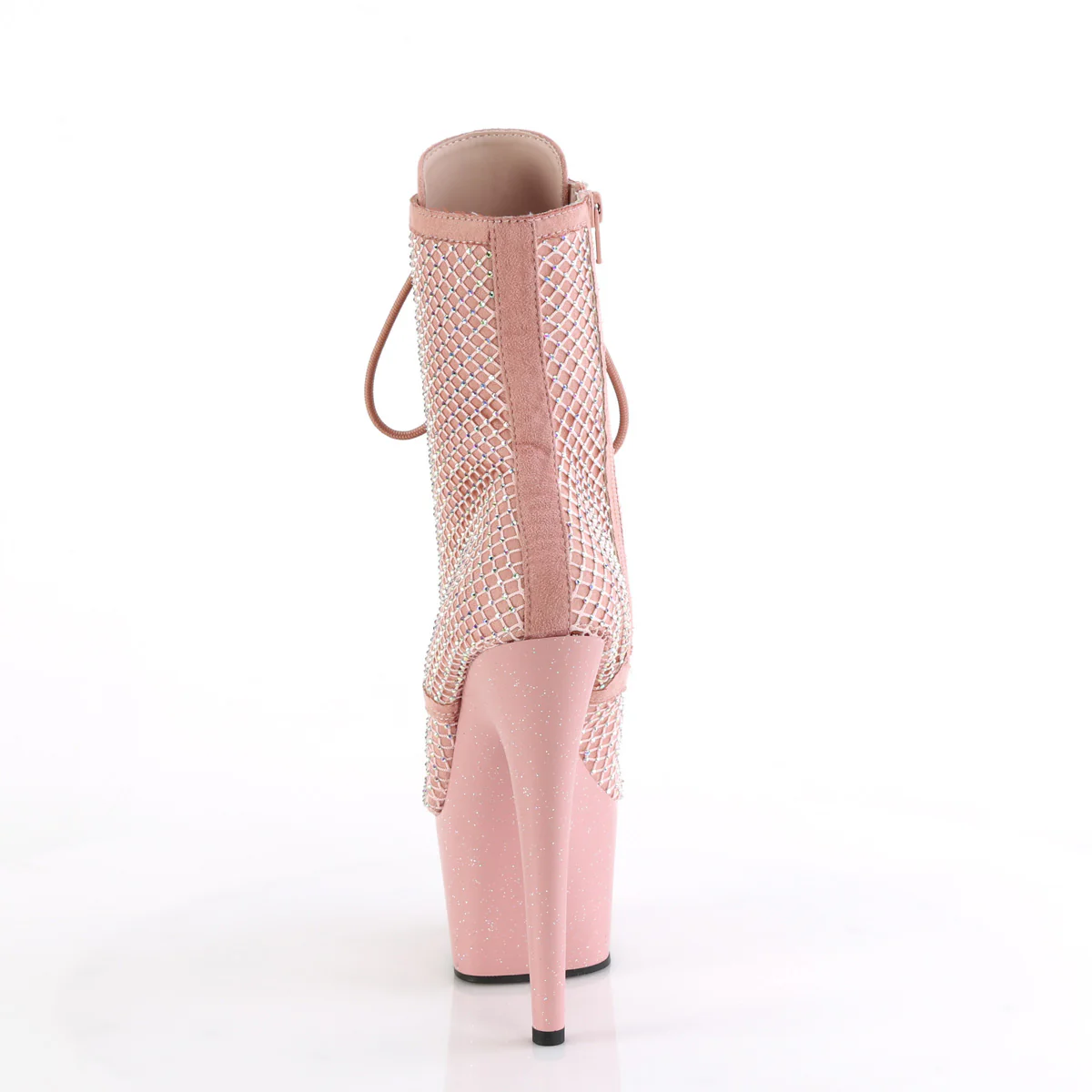 Pink 7 Inch Lap Dance Ankle Boots - Pleaser ADORE-1020RM - Image 4