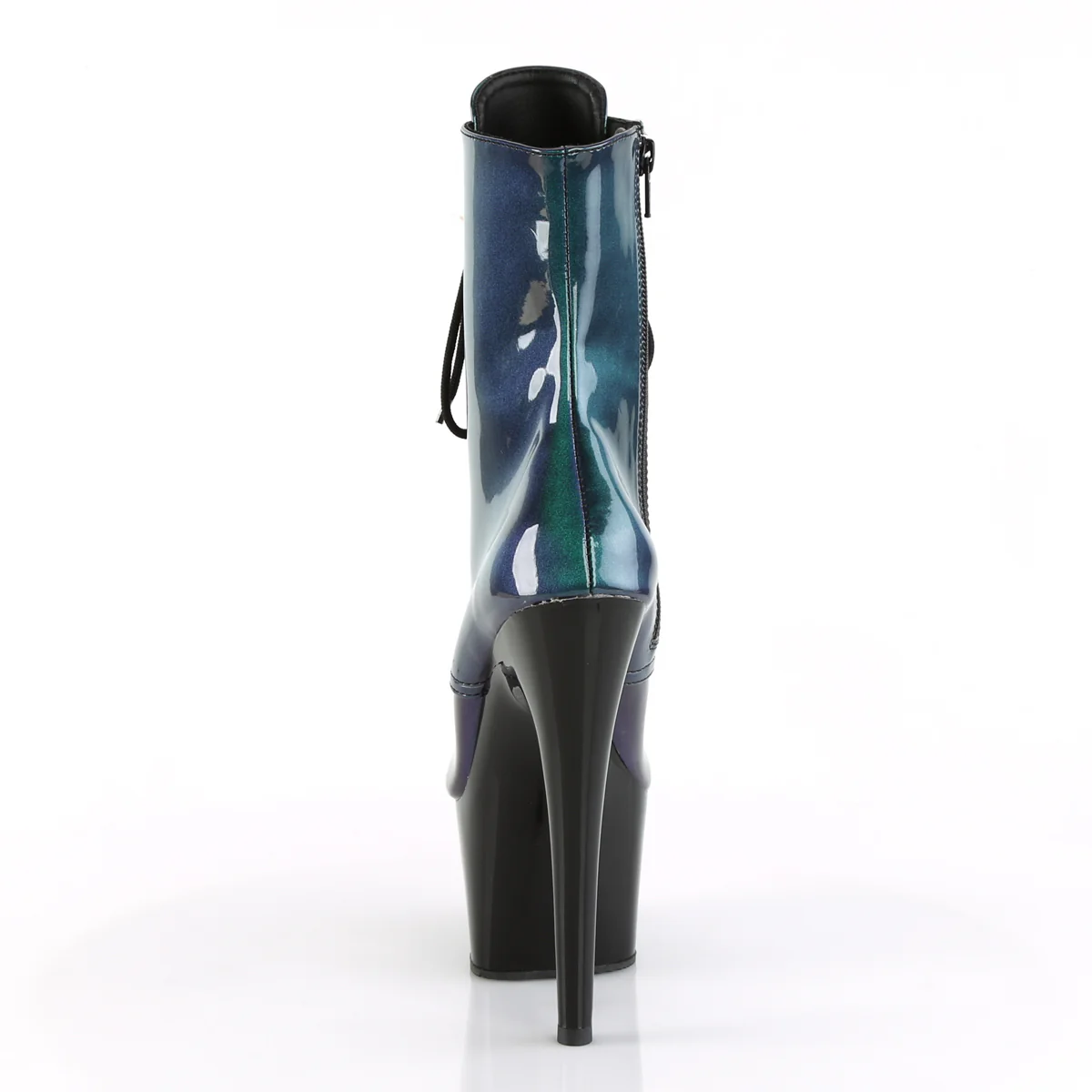 Purple Green 7 Inch Pole Dancing Ankle Boots - Pleaser ADORE-1020SHG - Image 4