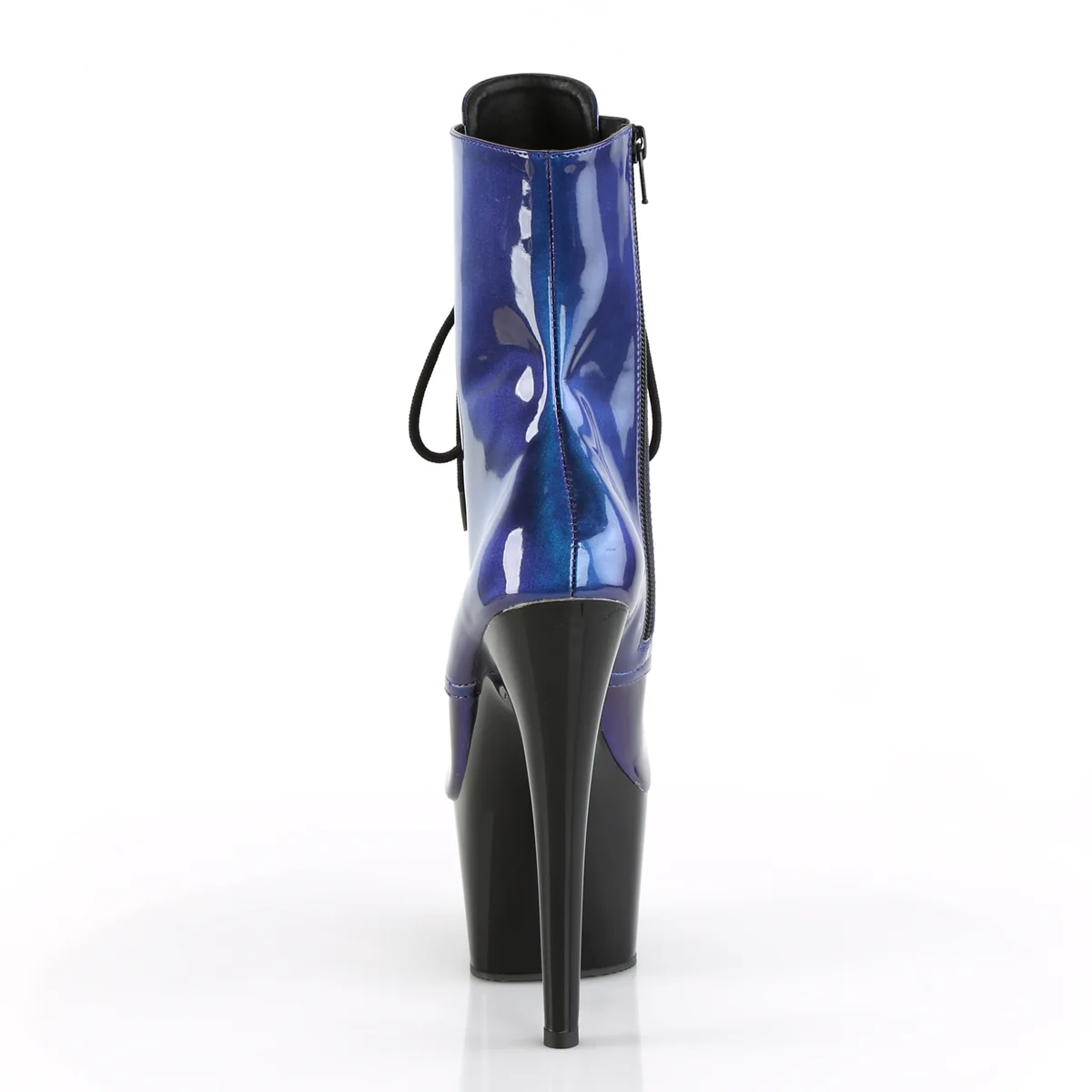Blue 7 Inch Pole Dancer Ankle Boots - Pleaser ADORE-1020SHG - Image 4