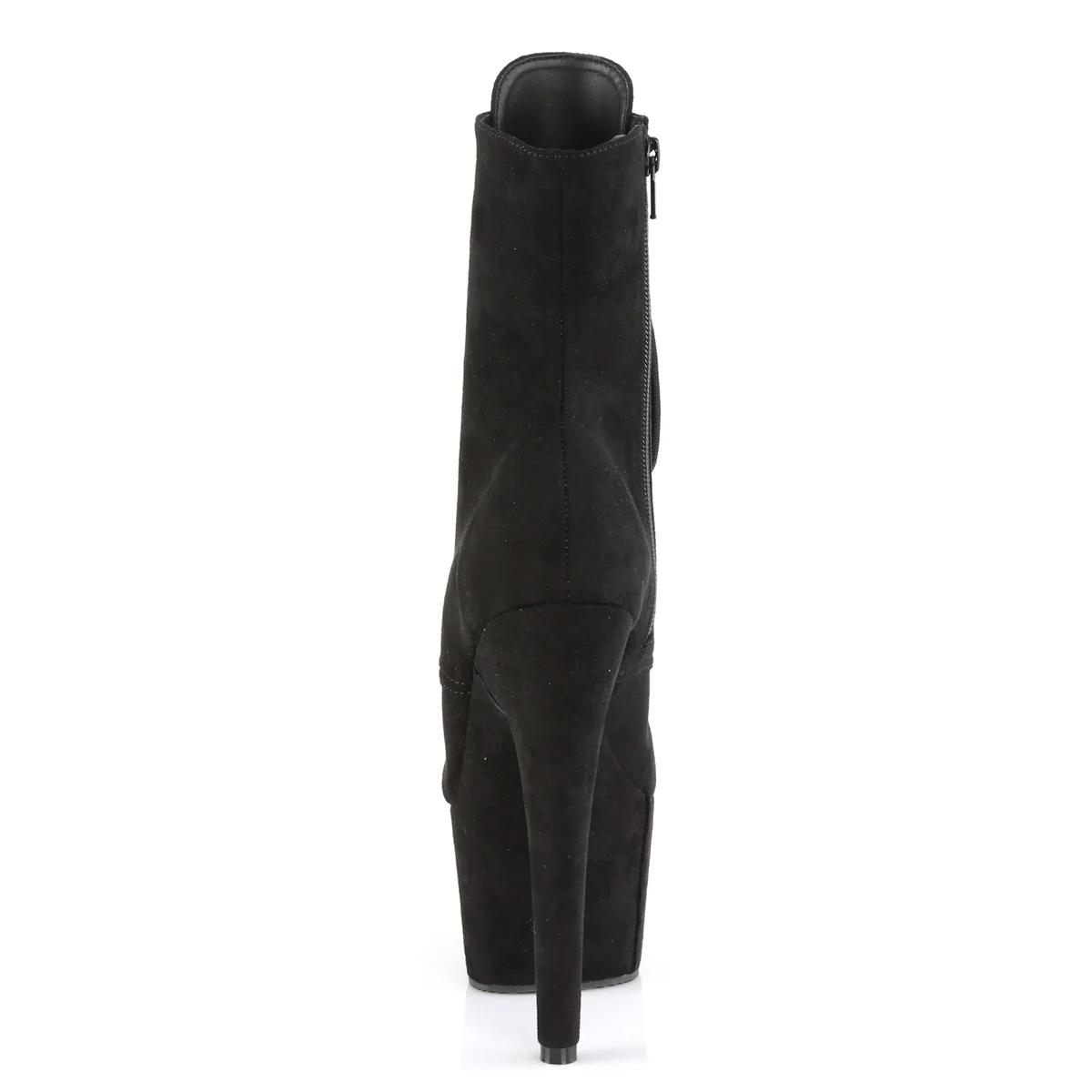 Black 7 Inch Pole Dancer Ankle Boots -  Pleaser ADORE-1021FS - Image 4