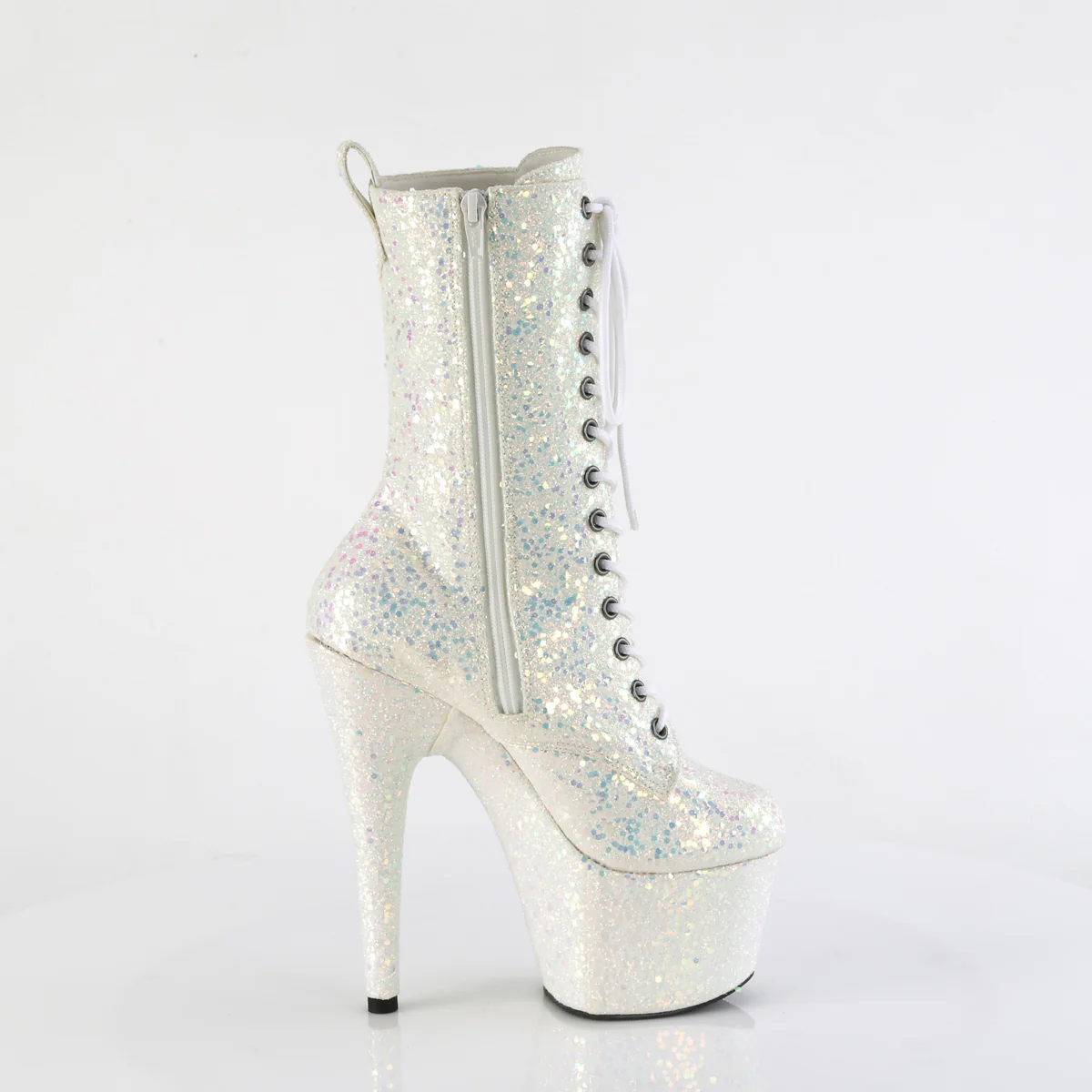 Opal Glitter 7 Inch Pole Dance Ankle Boots -  Pleaser ADORE-1040IG - Image 5