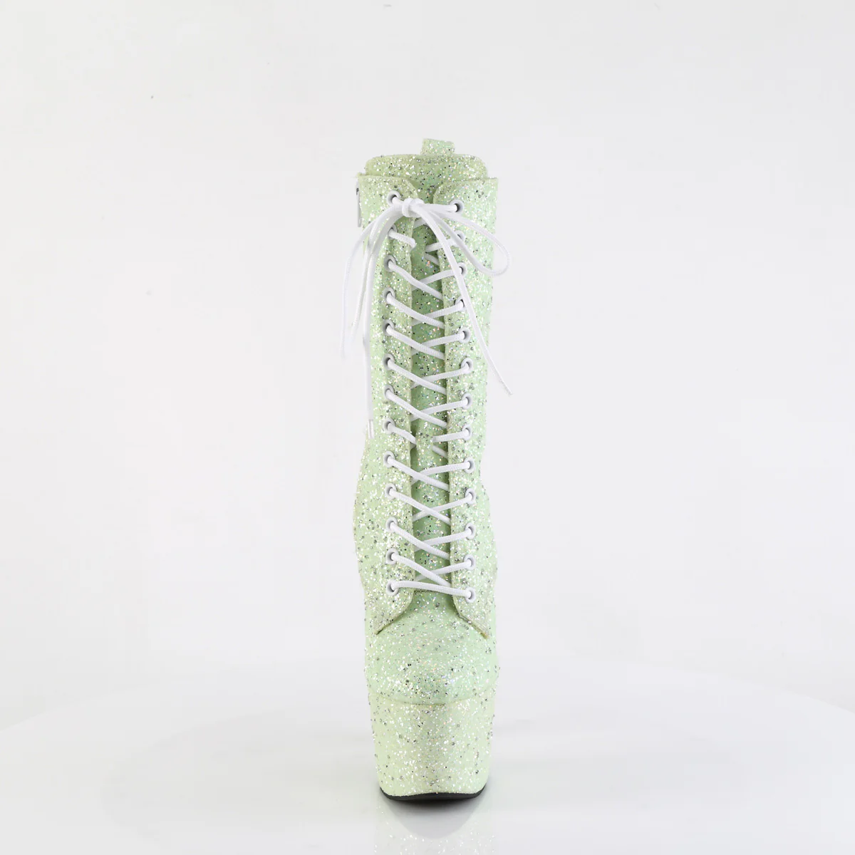 Mint 7 Inch Pole Dance Ankle Boots - Pleaser ADORE-1040GR - Image 2