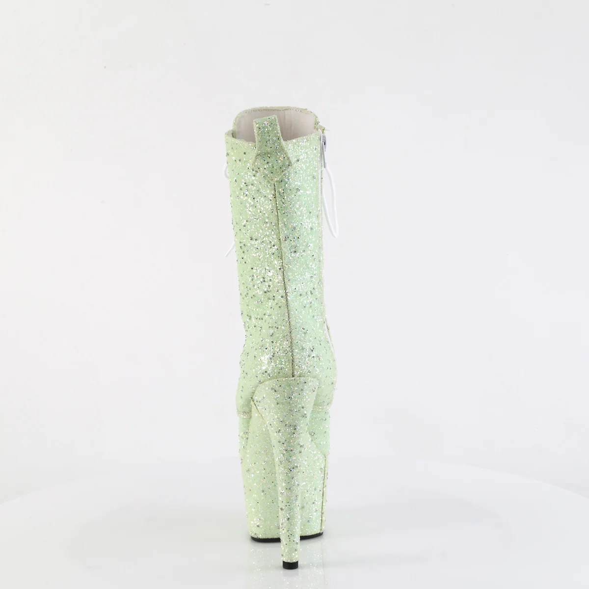 Mint 7 Inch Pole Dance Ankle Boots - Pleaser ADORE-1040GR - Image 4