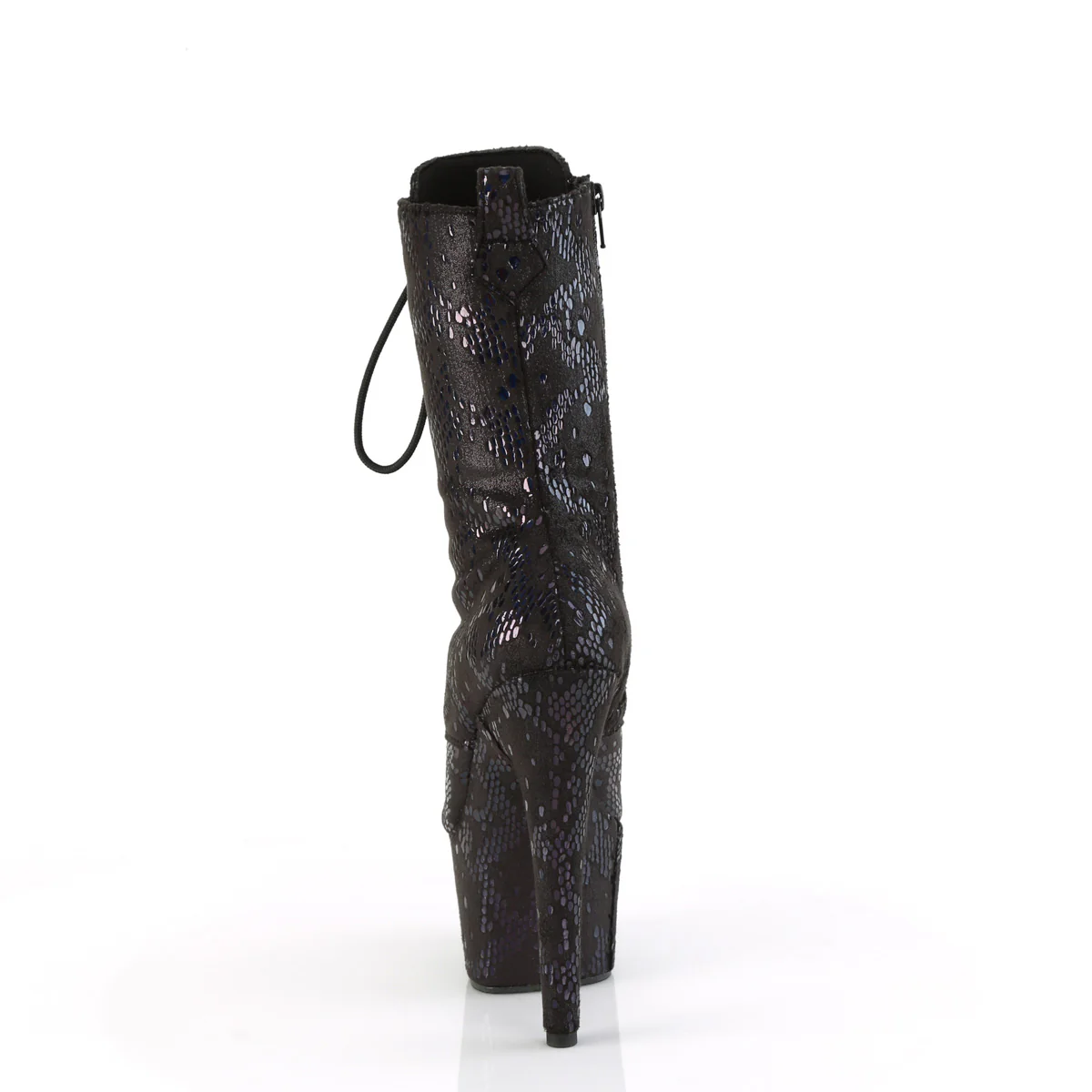 Black 7 Inch Glamour Ankle Boots - Pleaser ADORE-1040SPF - Image 4