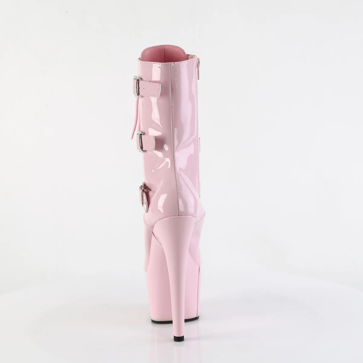 Baby Pink 7 Inch Exotic Dancer Ankle Boots - Pleaser ADORE-1043 - Image 4