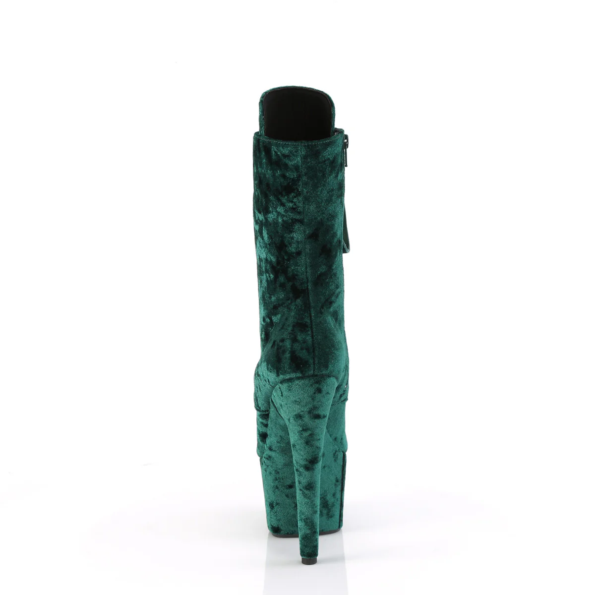 Emerald Green 7 Inch Ladies Fetish Ankle Boots -  Pleaser ADORE-1045VEL - Image 4