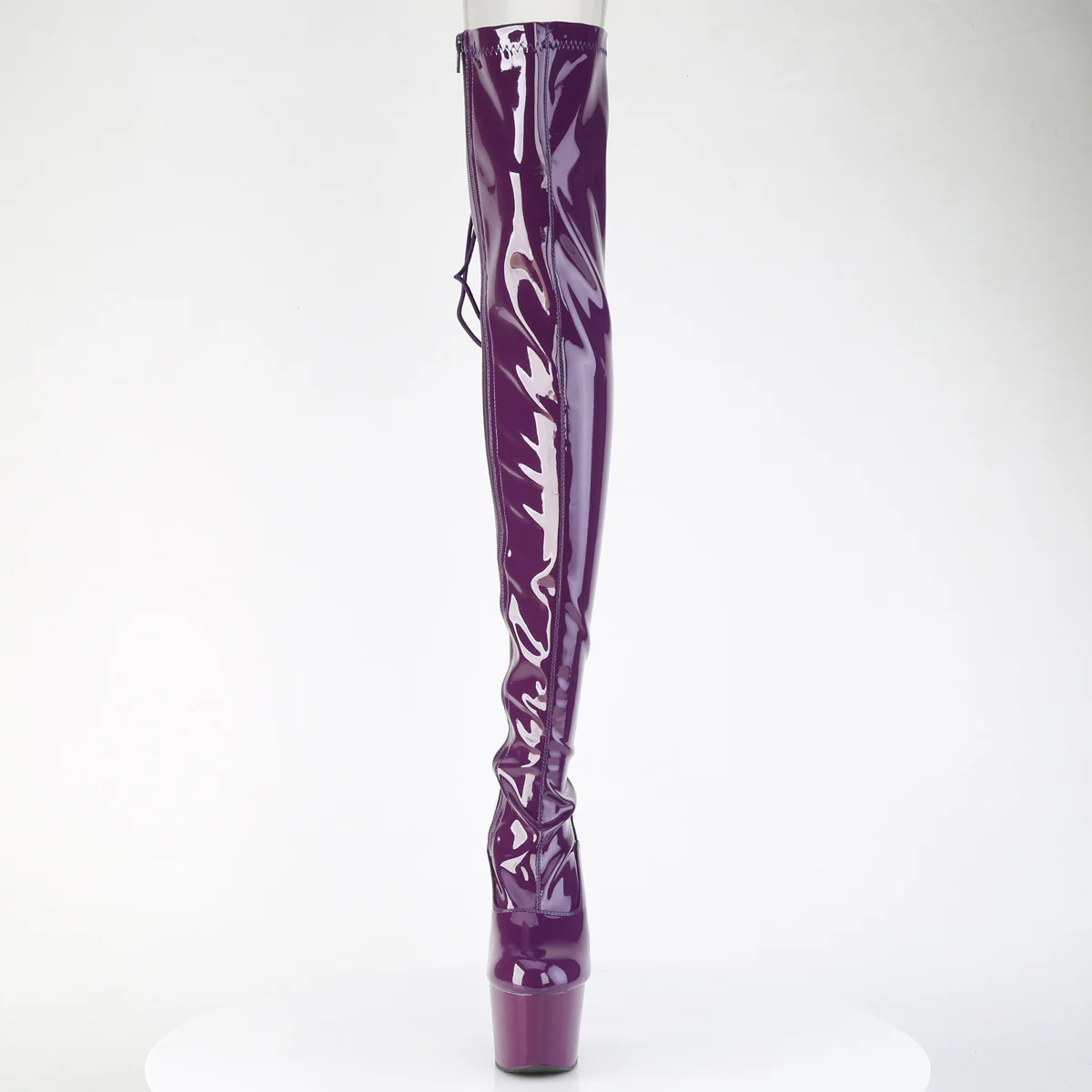 Purple 7 Inch Exotic Dance Thigh Boots - Pleaser ADORE-3063 - Image 7
