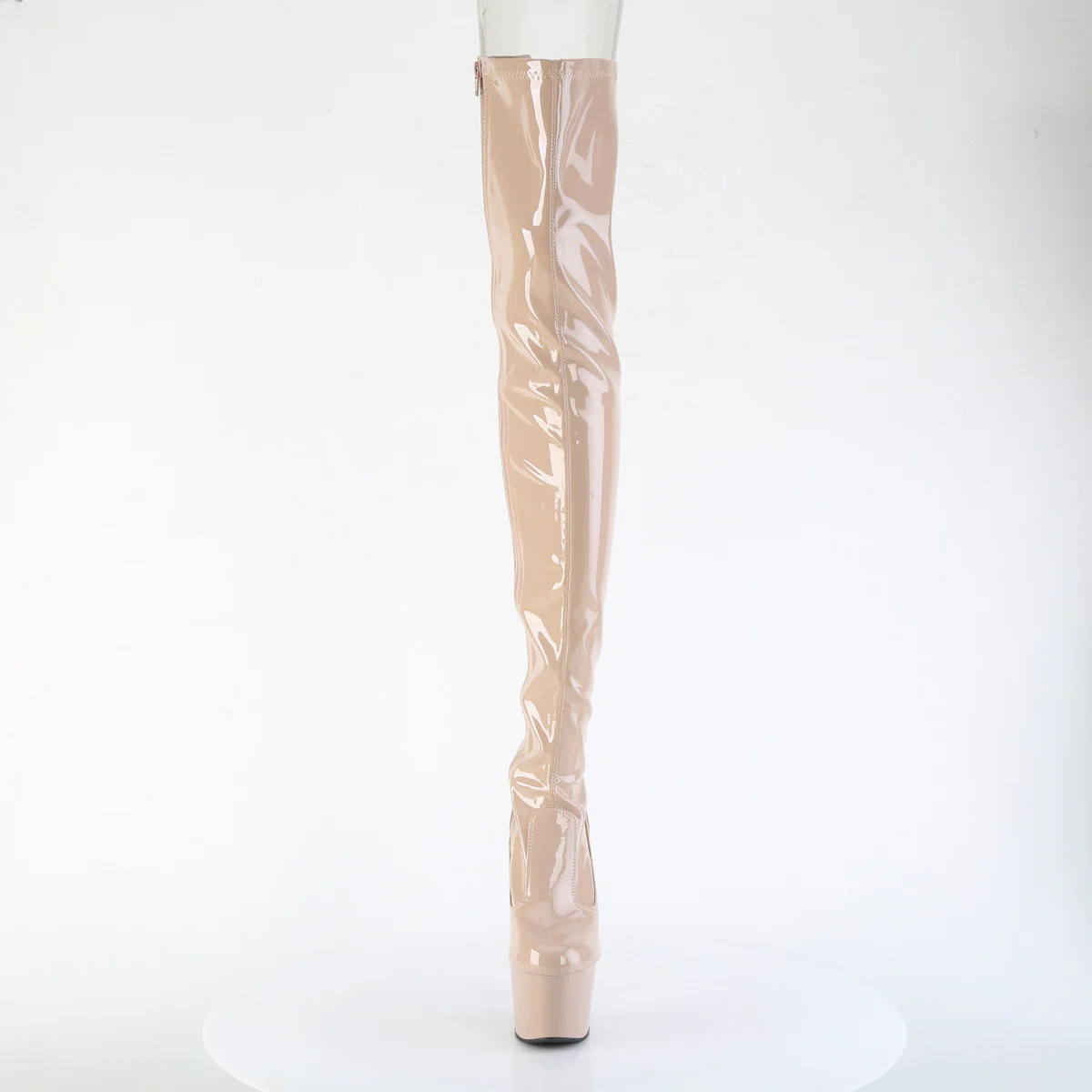 Nude 7 Inch Pole Dancer Thigh Boots - Pleaser ADORE-3850 - Image 2