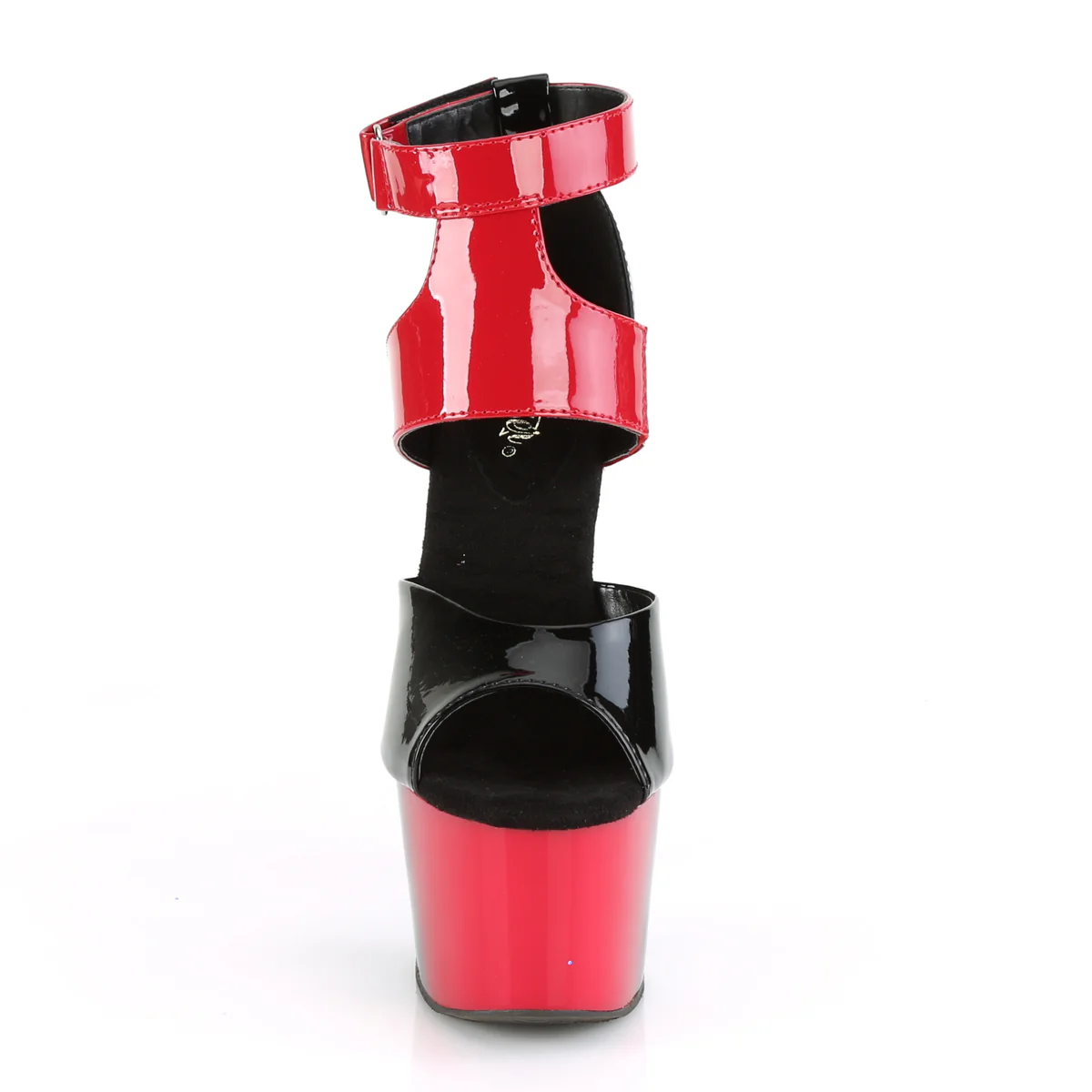 Black Red 7 Inch Exotic Platform Platform Shoes - Pleaser ADORE-700-16 - Image 2