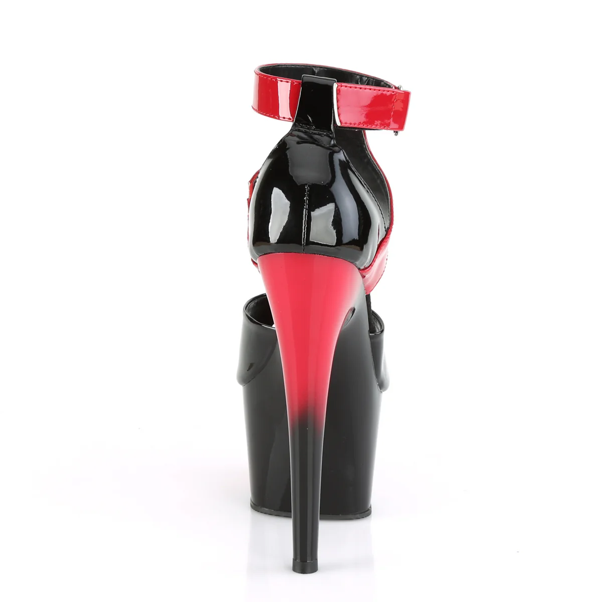 Black Red 7 Inch Exotic Platform Platform Shoes - Pleaser ADORE-700-16 - Image 4