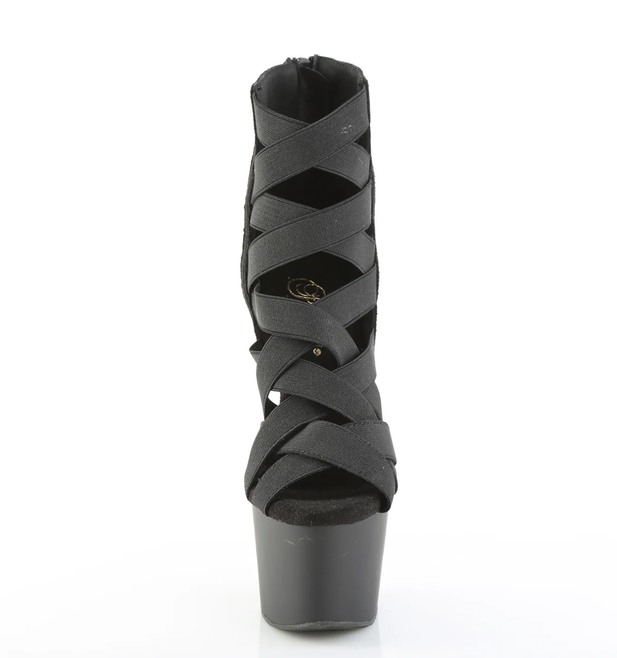 Black 7 Inch Pole Dance Platform Shoes - Pleaser ADORE-700-24 - Image 2
