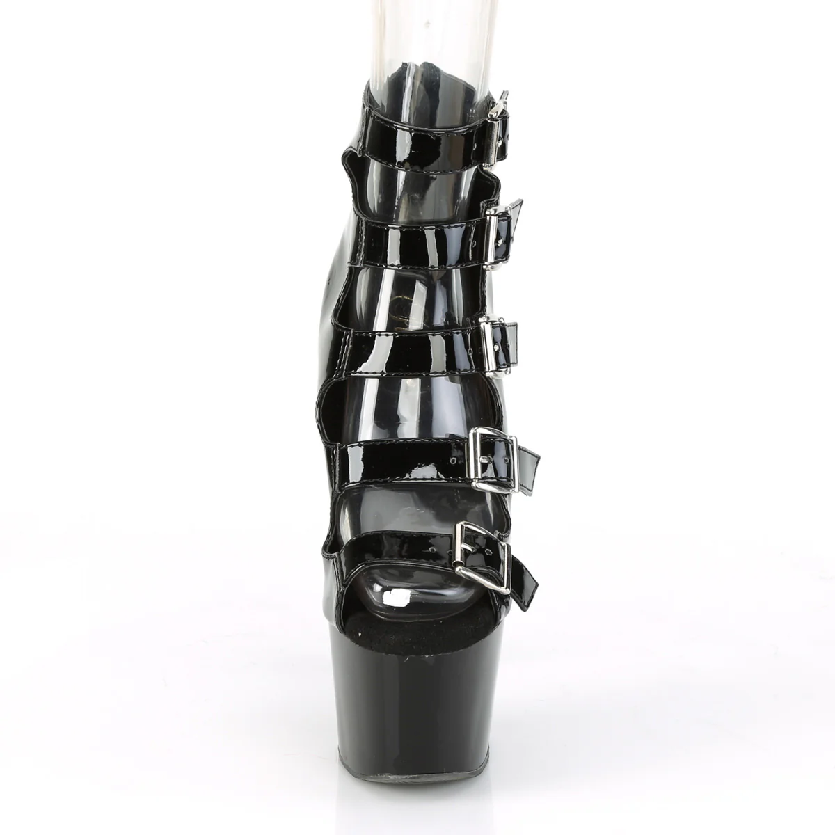 Black 7 Inch Exotic Dancer Platform Shoes -  Pleaser ADORE-700-33 - Image 2