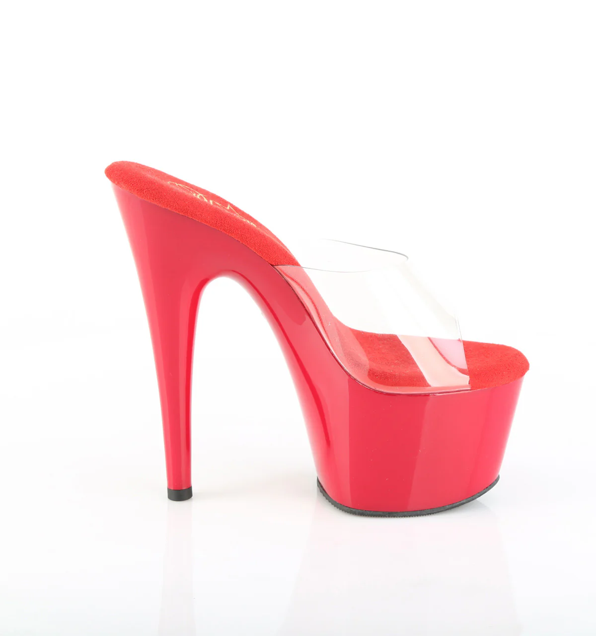 Red 7 Inch Pole Exotic Heels - Pleaser ADORE-701 - Image 5