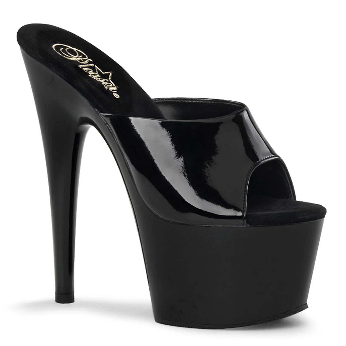 Black 7 Inch Exotic Dance Platform Shoes - Pleaser ADORE-701 - Image 6