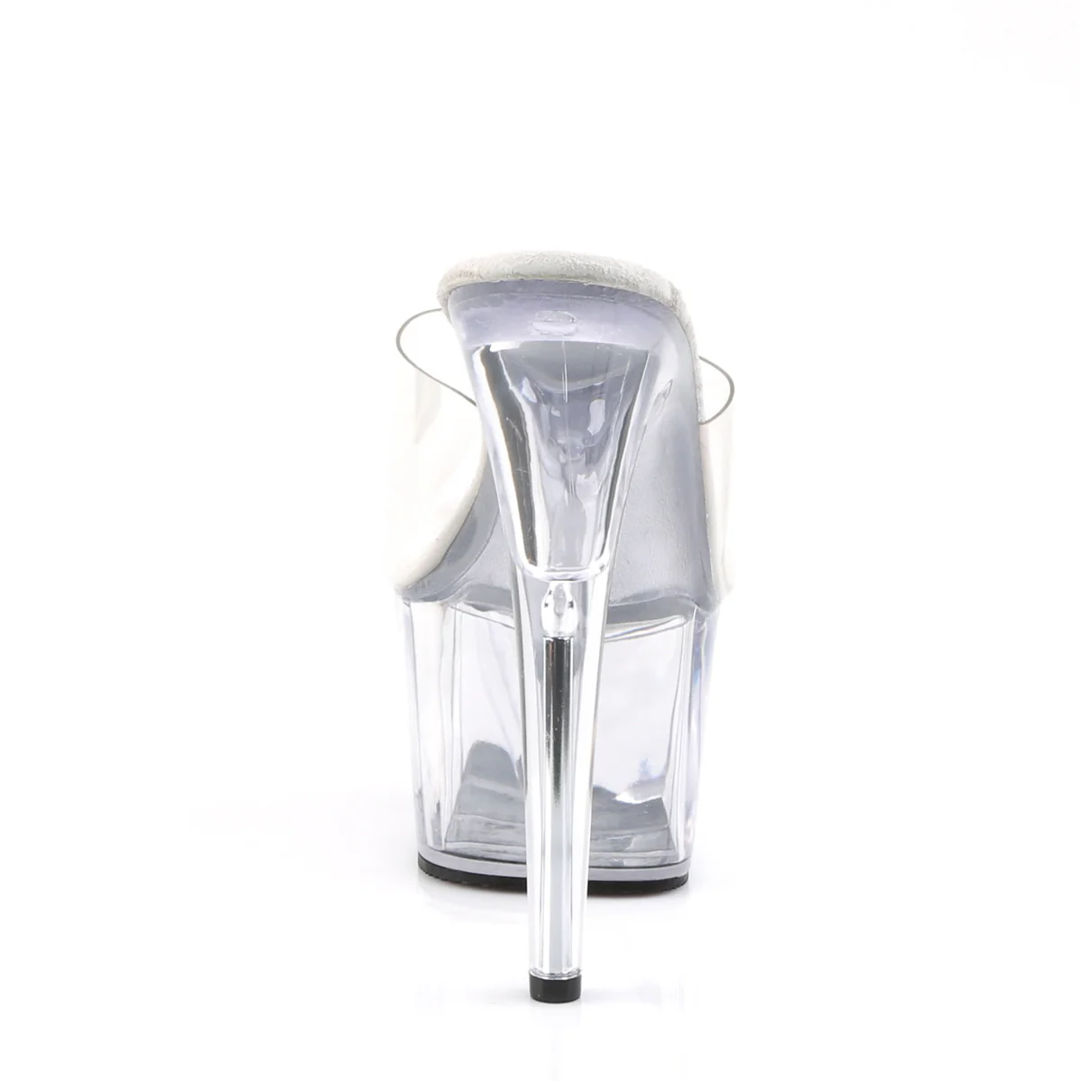 Clear 7 Inch Pole Dancing Exotic Heels - Pleaser ADORE-701 - Image 4
