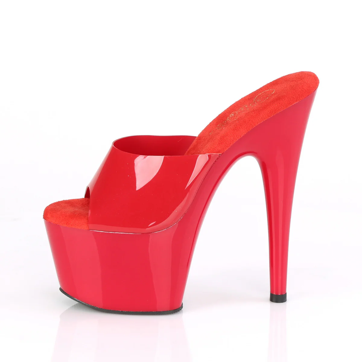 Red 7 Inch Pole Dancing Platform Shoes - Pleaser ADORE-701N - Image 3