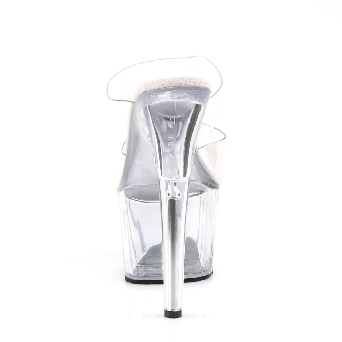 Clear 7 Inch Dancers Platform Shoes - Pleaser ADORE-702 - Image 4