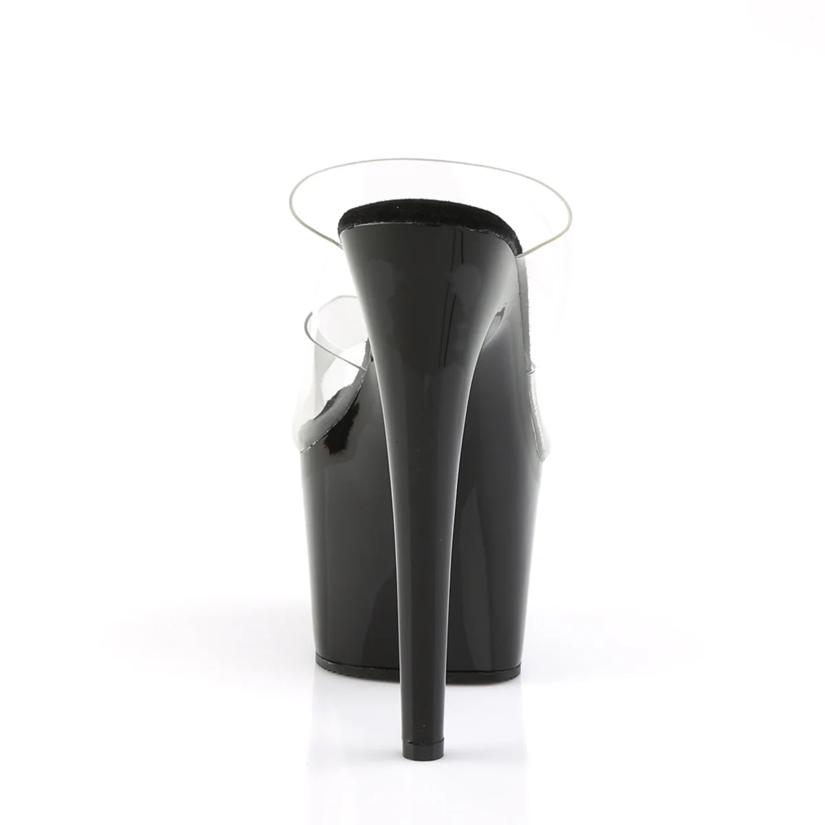 Clear Black 7 Inch Exotic Dance Platform Shoes -  Pleaser ADORE-702 - Image 4