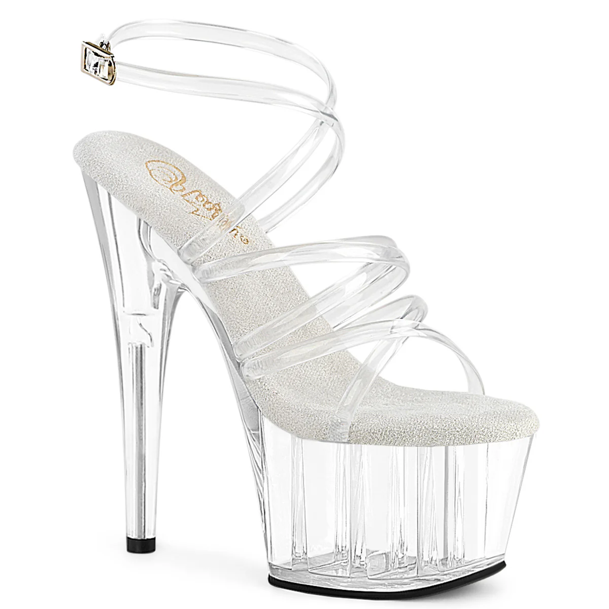 Clear 7 Inch Fetish Platform Shoes - Pleaser ADORE-706