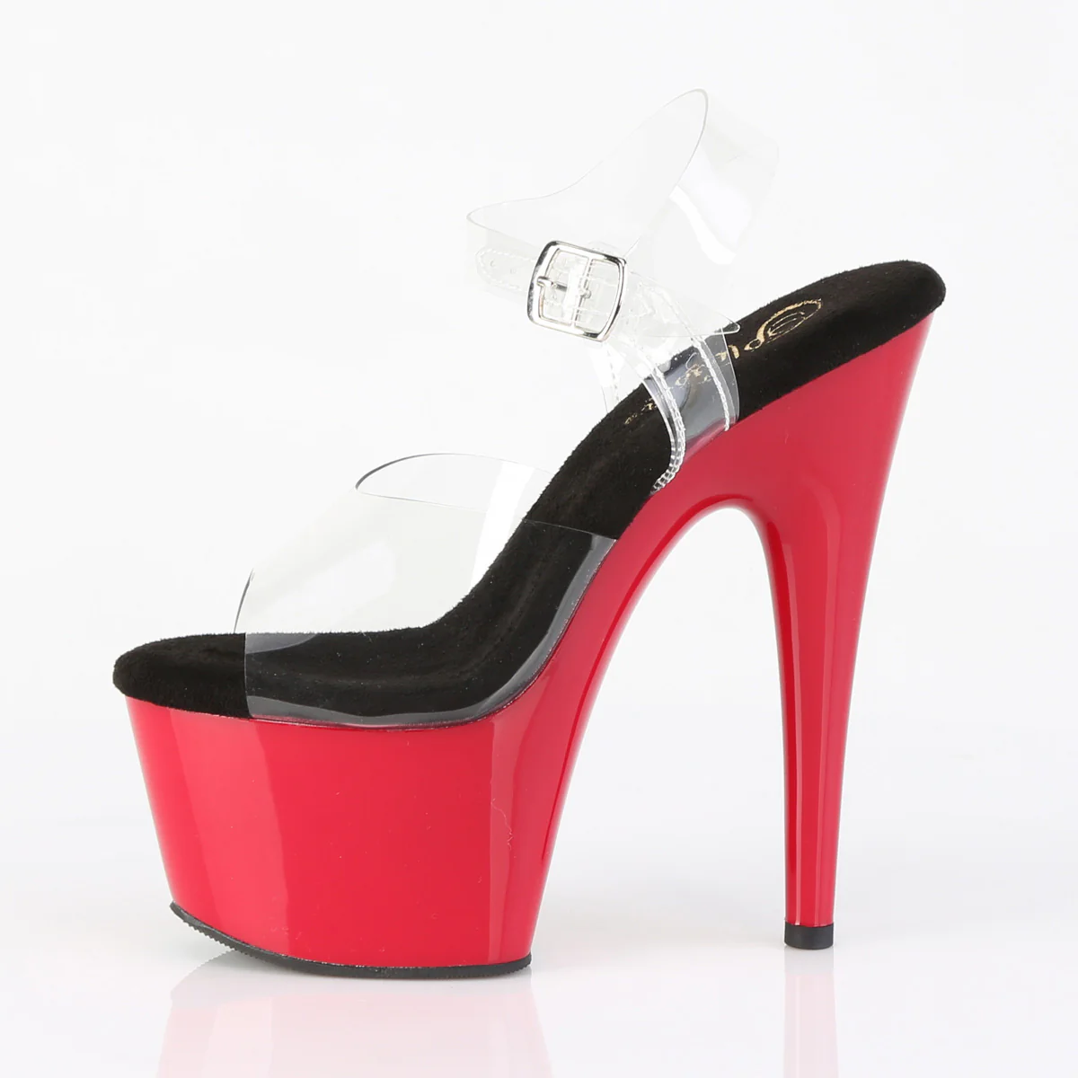 Black 7 Inch Strippers Platform Shoes - Pleaser ADORE-708 - Image 3