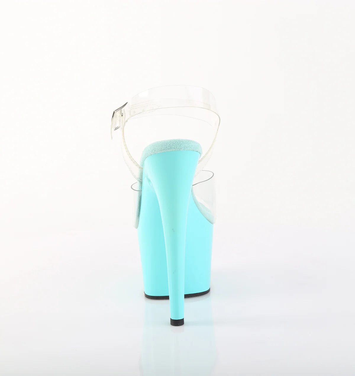Aqua 7 Inch Pole Heels Platform Shoes - Pleaser ADORE-708 - Image 4