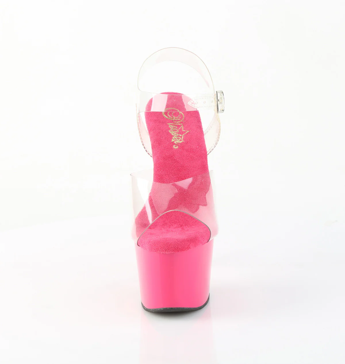 H. Pink 7 Inch Exotic Platform Shoes - Pleaser ADORE-708 - Image 2