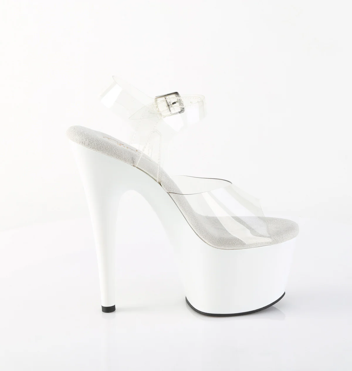 White 7 Inch Lap Dance Platform Shoes - Pleaser ADORE-708 - Image 5