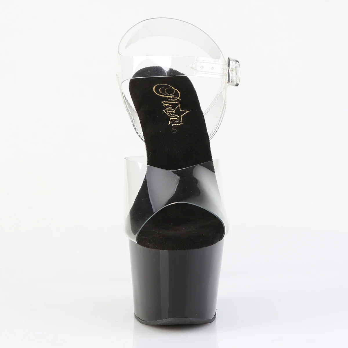 Clear Black 7 Inch Exotic Platform Shoes -  Pleaser ADORE-708CRS-2 - Image 2
