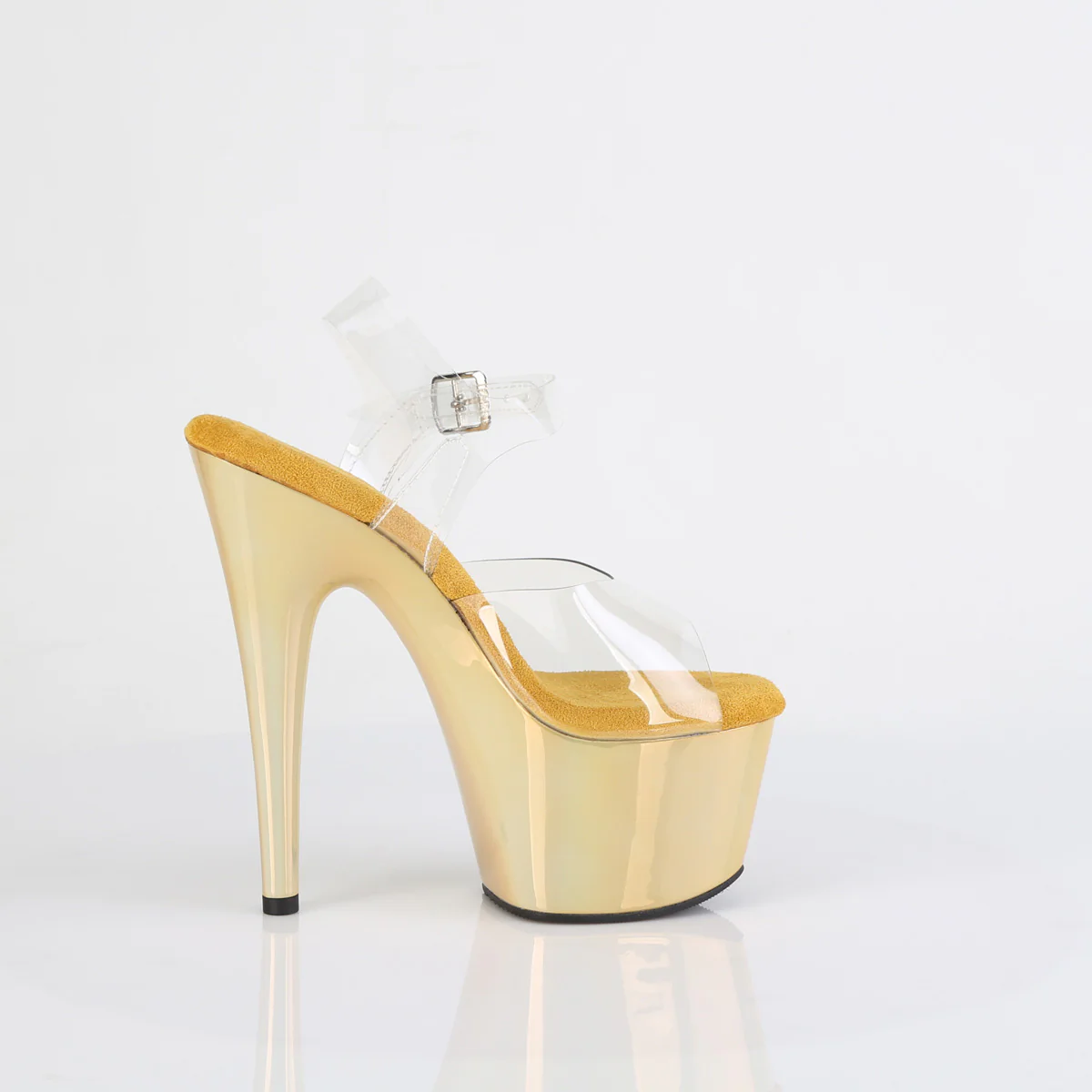 Liquid Gold 7 Inch Strippers Platform Shoes - Pleaser ADORE-708LQ - Image 5