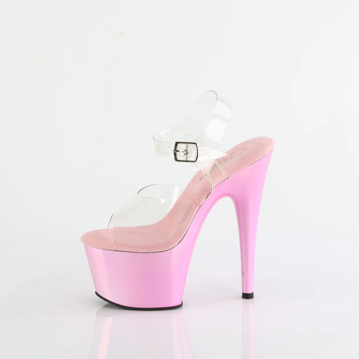 B. Pink Hologram 7 Inch Exotic Platform Shoes - Pleaser ADORE-708LQ - Image 3